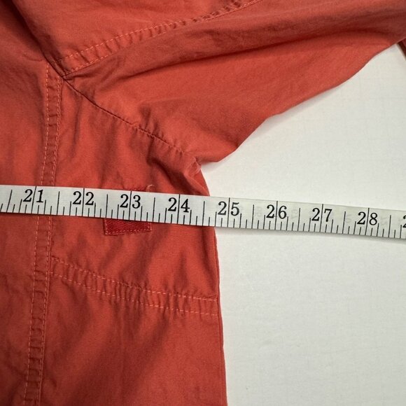 Chico's Salmon Full Zip Windbreaker with Pockets Chico's Size 2 (US Lg/12) EUC - Picture 6 of 7